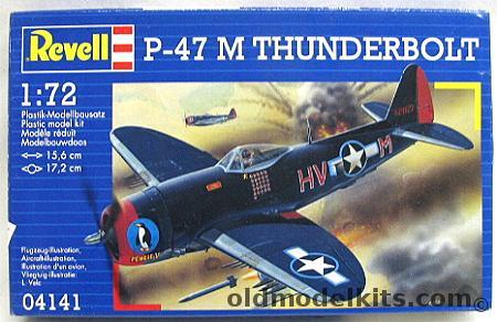 Revell 1/72 P-47M Thunderbolt - 61st Fighter Sq 56th Fighter Group 8th Army Air Force Boxted UK Early 1945 Capt. Gladych / Same Group, Boxted UK Capt. Lanowski November 1944, 04141 plastic model kit